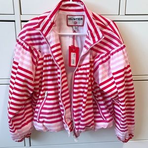 Hunter x Target | Girls Striped Windbreaker Jacket
